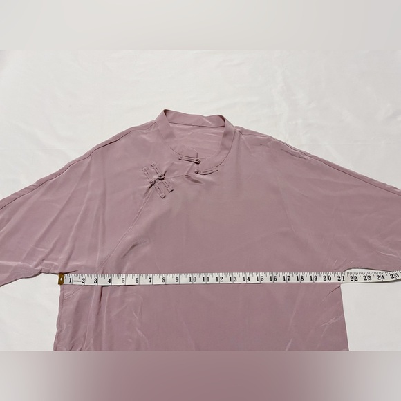 3/4 Sleeve 100% Silk Blouse - Picture 7 of 10